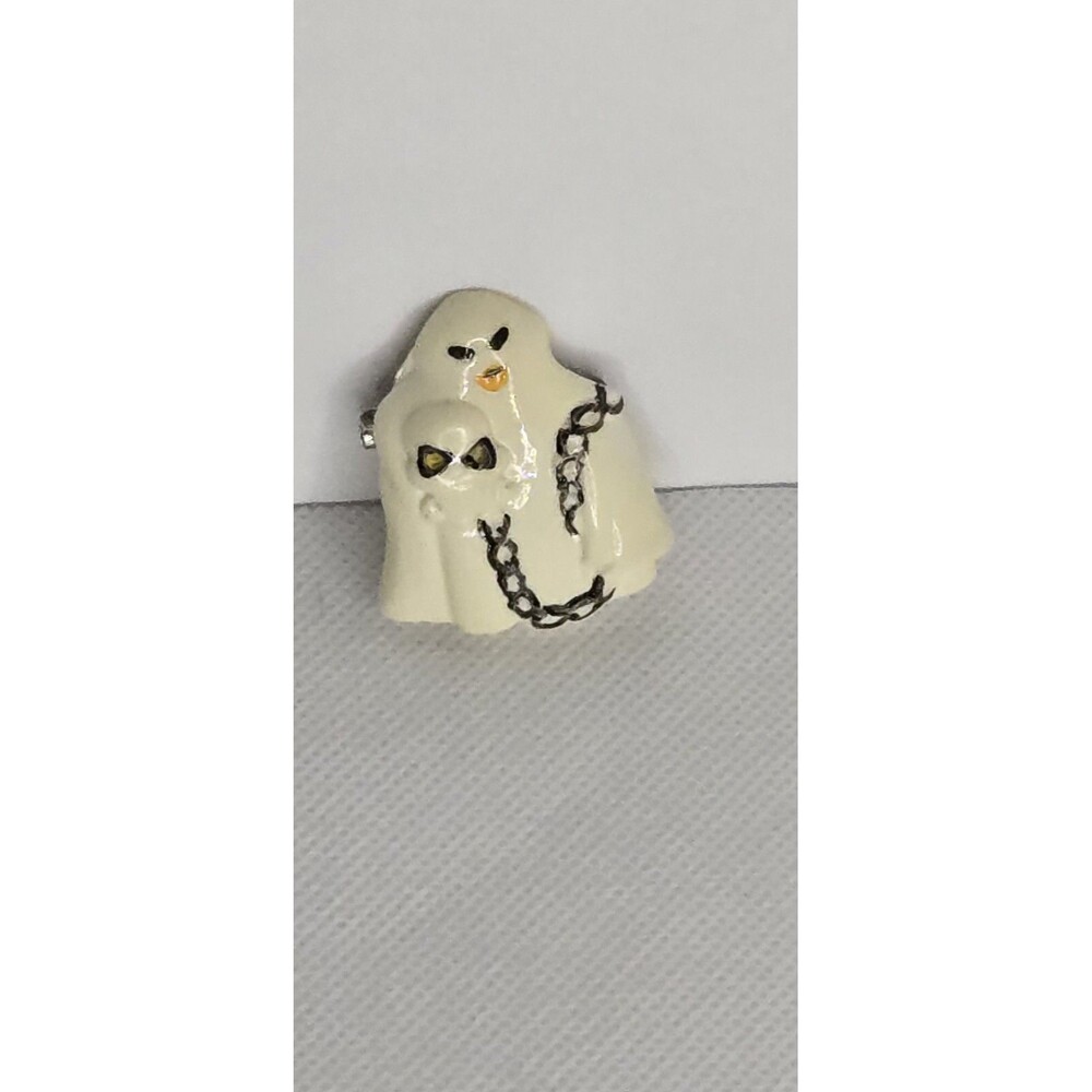 Vintage Ghost Brooch Pin
